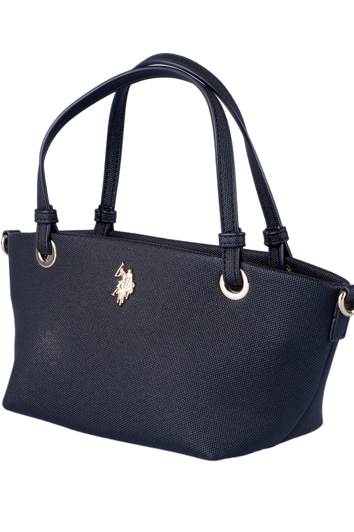 U.S. Polo Assn., Geanta cu maner si logo, Negru