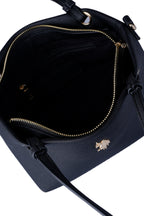 U.S. Polo Assn., Geanta cu maner si logo, Negru