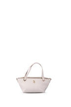 U.S. Polo Assn., Geanta cu maner si logo, Alb fildes