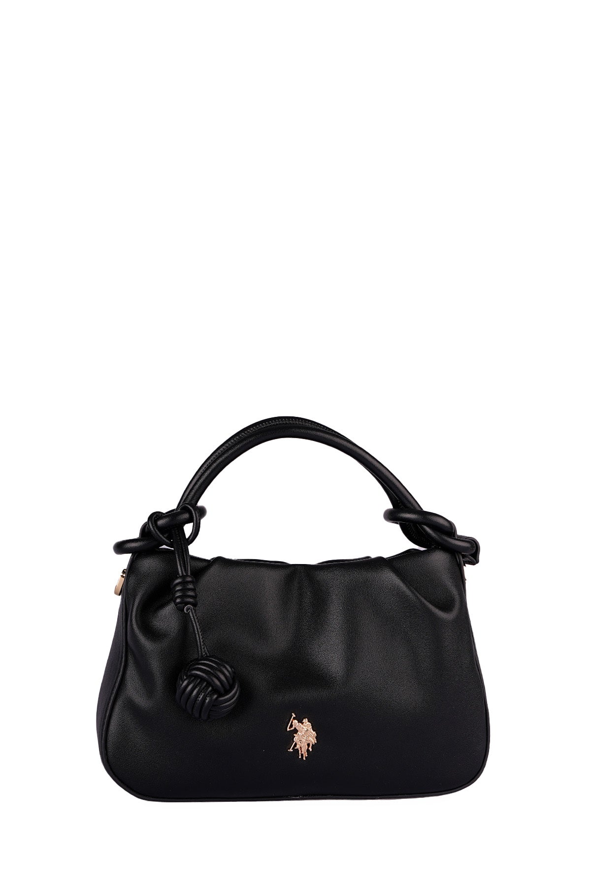 U.S. Polo Assn., Geanta cu maner si logo, Negru