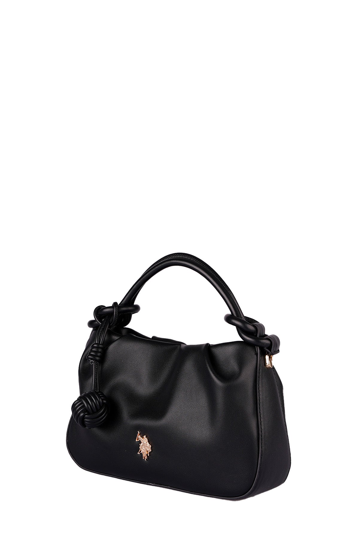 U.S. Polo Assn., Geanta cu maner si logo, Negru