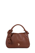 U.S. Polo Assn., Geanta cu maner si logo, Maro