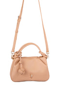U.S. Polo Assn., Geanta cu maner si logo, Maro nisip
