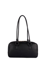 U.S. Polo Assn., Geanta hobo de piele ecologica, Negru