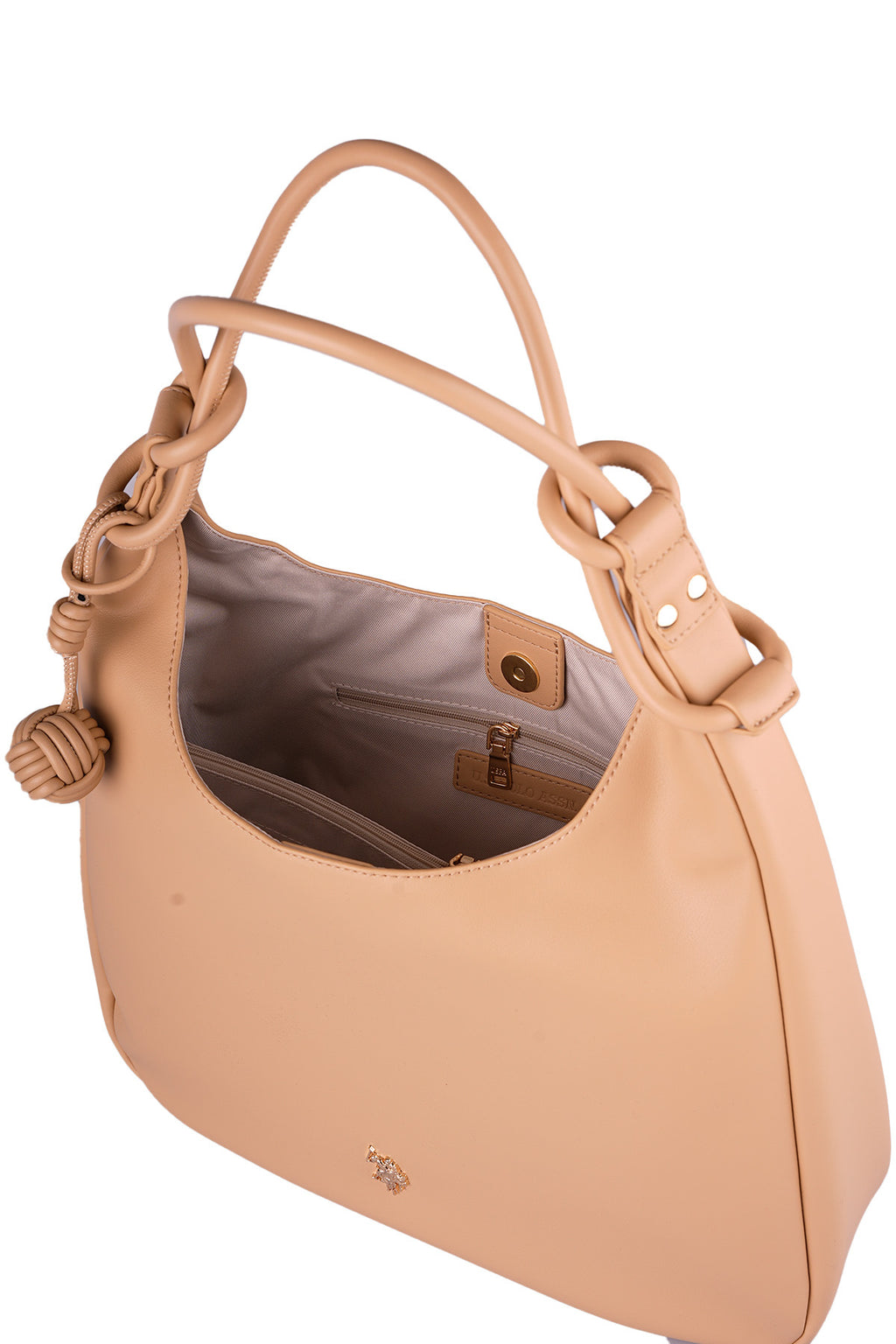 U.S. Polo Assn. , Geanta Hobo, cu logo, pentru femei