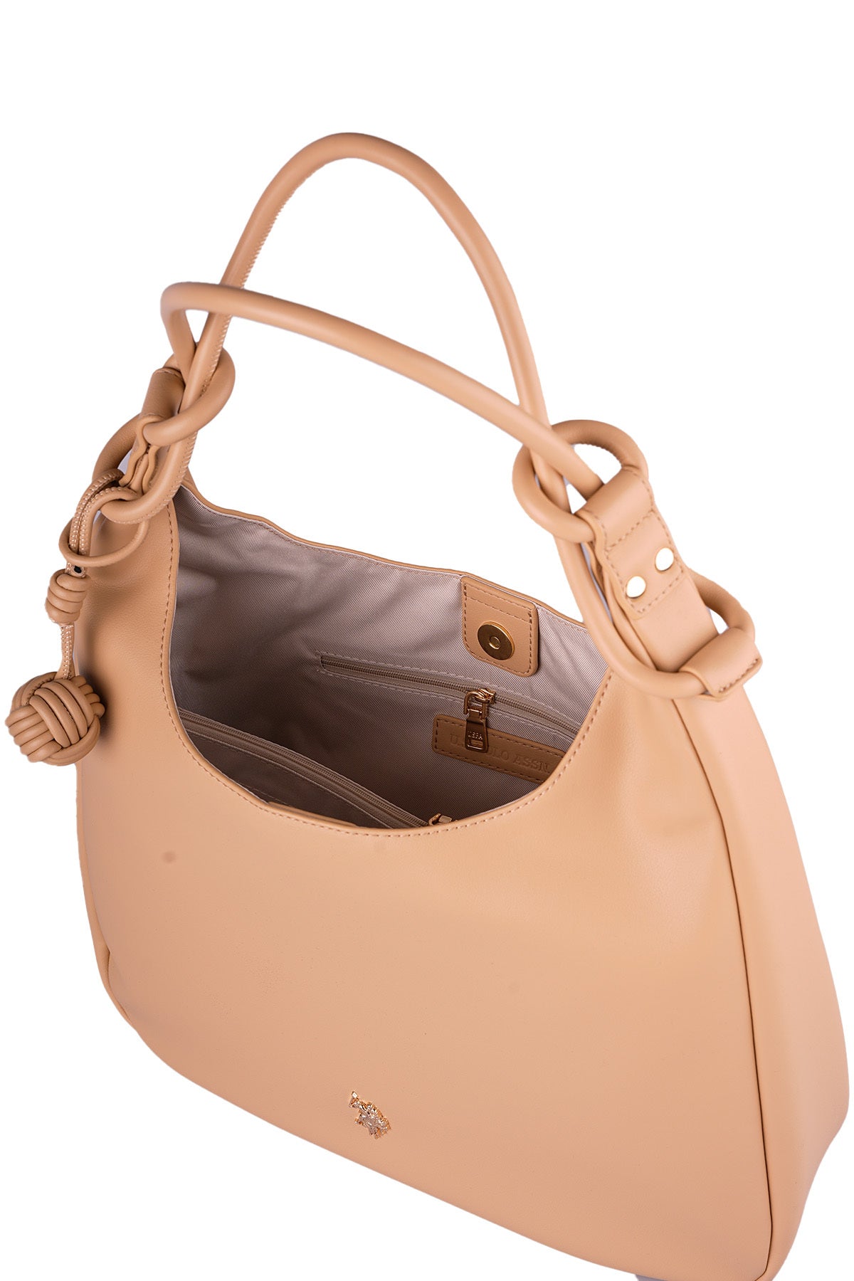 U.S. Polo Assn. , Geanta Hobo, cu logo, pentru femei