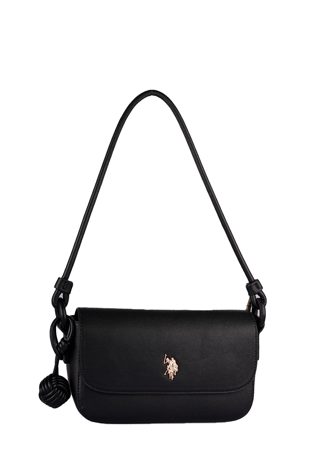 U.S. Polo Assn., Geanta de piele ecologica, Negru