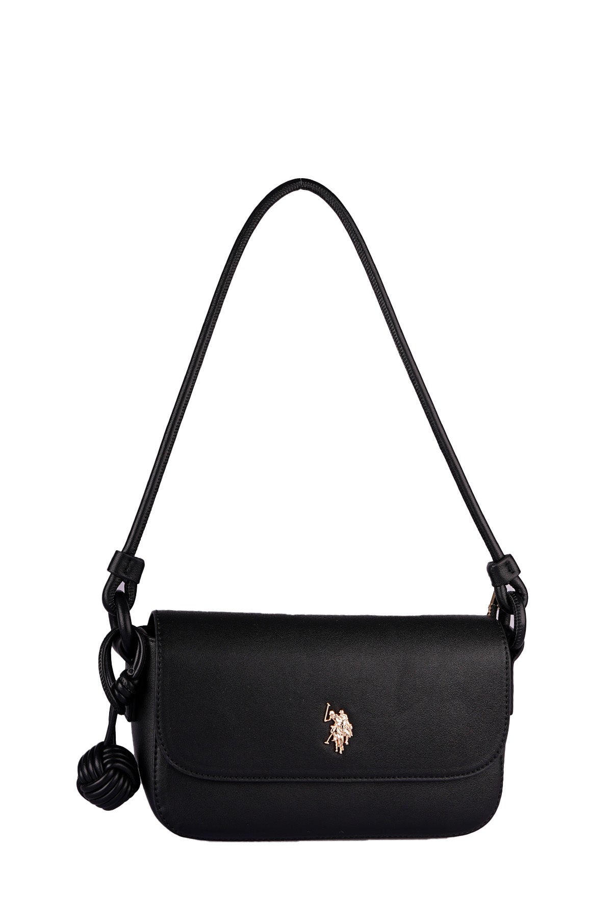 U.S. Polo Assn., Geanta de piele ecologica, Negru