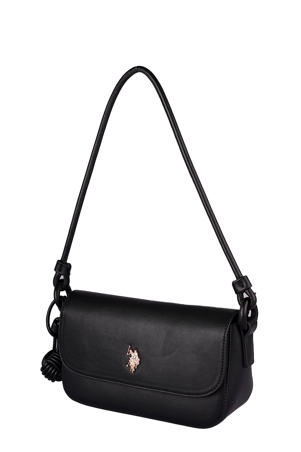 U.S. Polo Assn., Geanta de piele ecologica, Negru