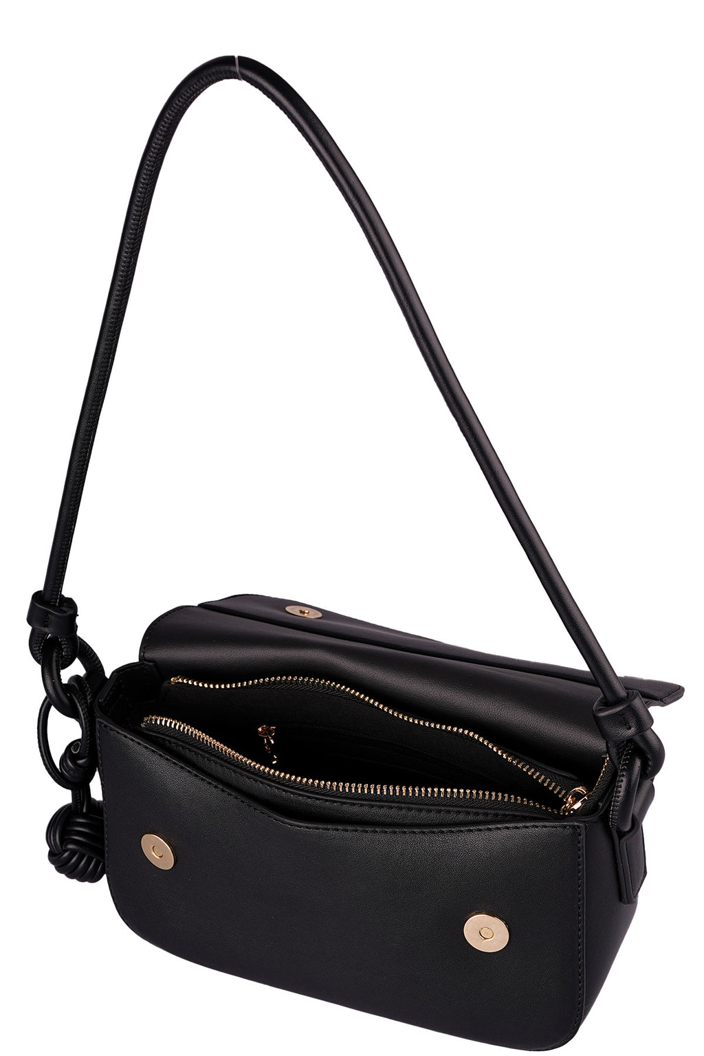 U.S. Polo Assn., Geanta de piele ecologica, Negru