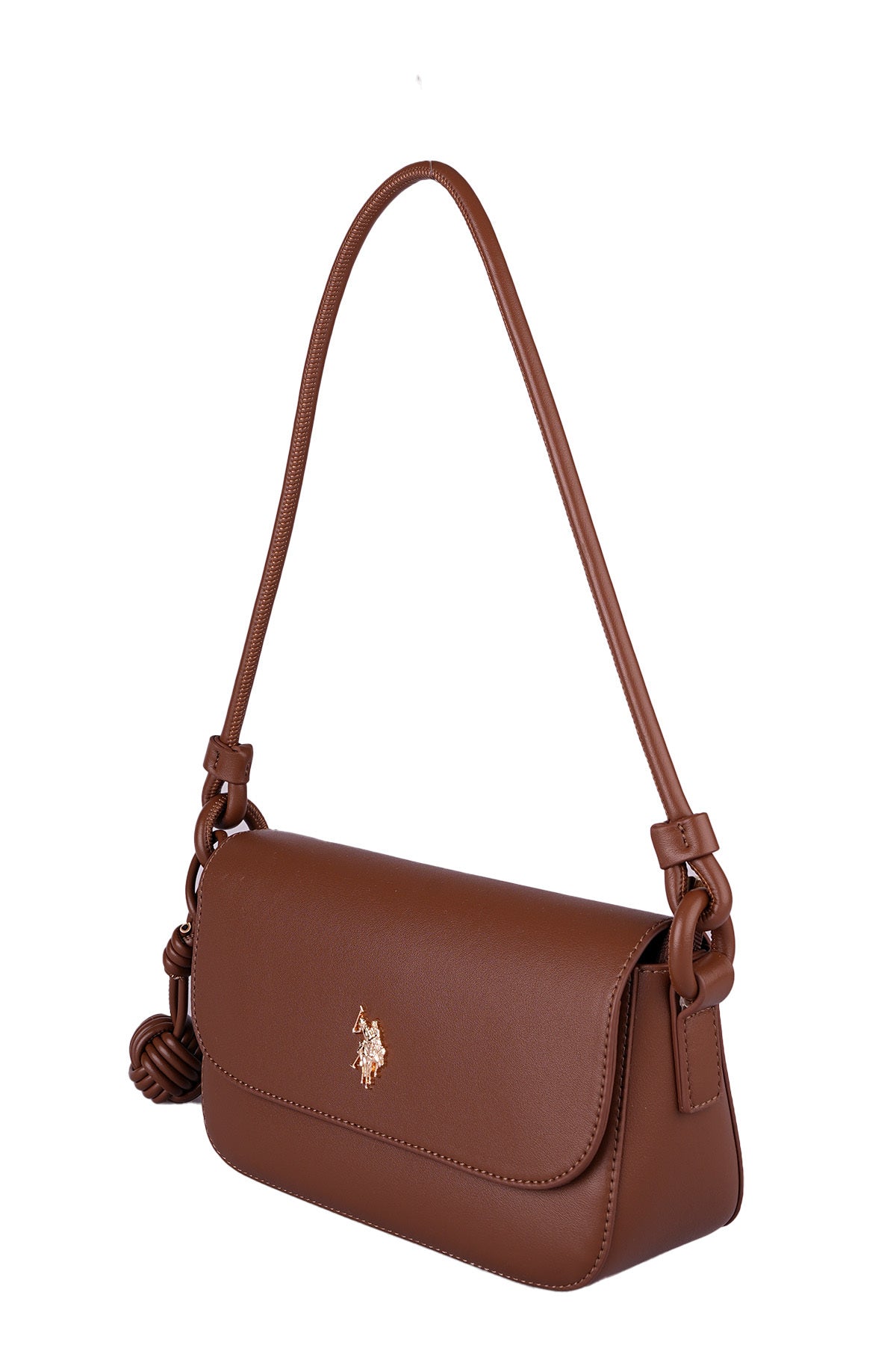 U.S. Polo Assn., Geanta de piele ecologica, Maro