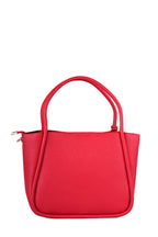 U.S. Polo Assn., Geanta shopper de piele ecologica cu logo metalic, Rosu