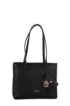 U.S. Polo Assn., Geanta tote cu fermoar si cu etui, Negru