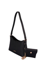 U.S. Polo Assn., Geanta crossbody de piele ecologica cu talisman-etui, Negru