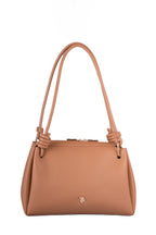 U.S. Polo Assn., Geanta de piele ecologica cu aspect granulat, Maro deschis