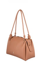 U.S. Polo Assn., Geanta de piele ecologica cu aspect granulat, Maro deschis