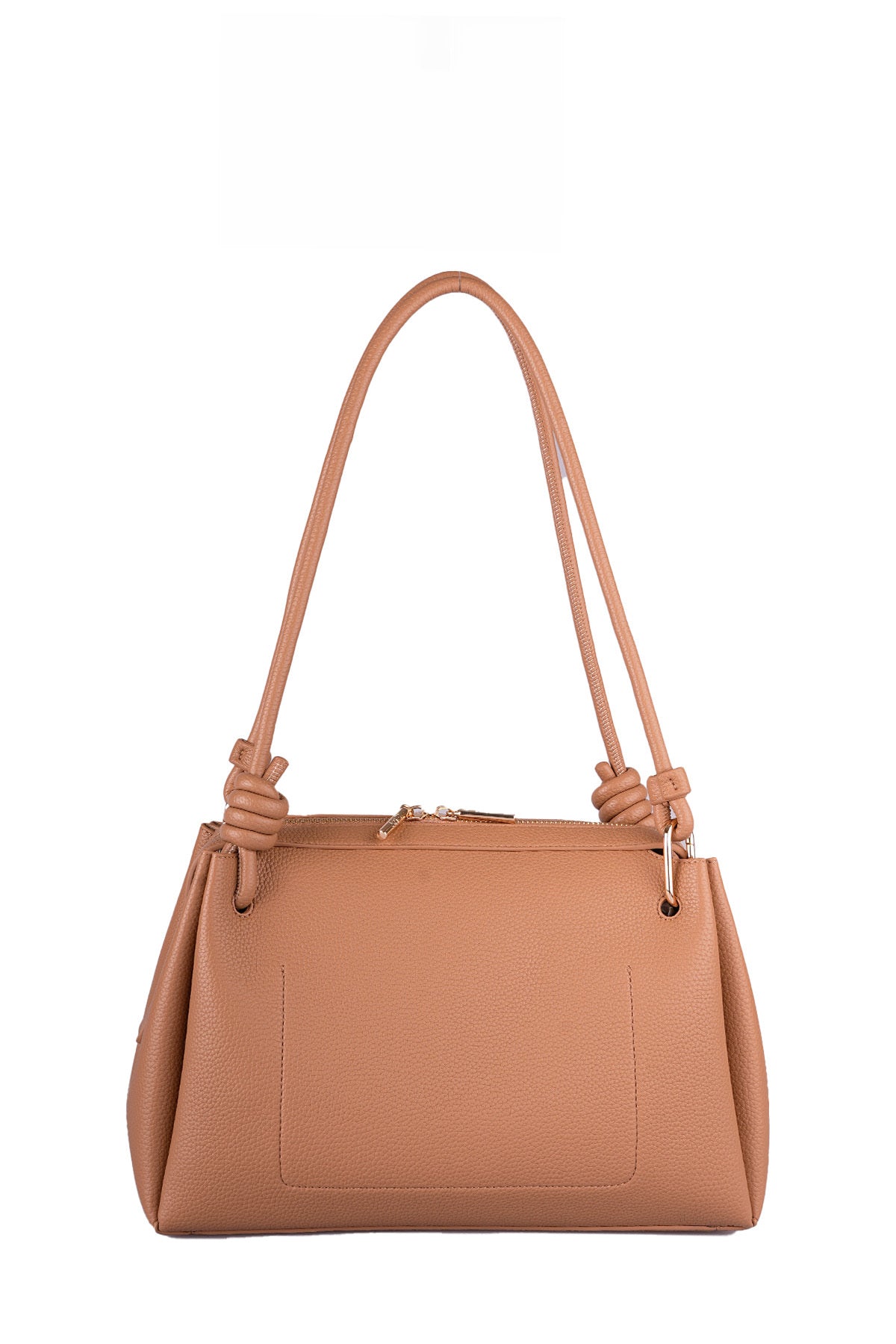 U.S. Polo Assn., Geanta de piele ecologica cu aspect granulat, Maro deschis