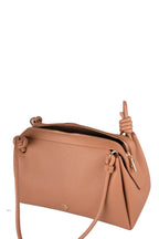 U.S. Polo Assn., Geanta de piele ecologica cu aspect granulat, Maro deschis