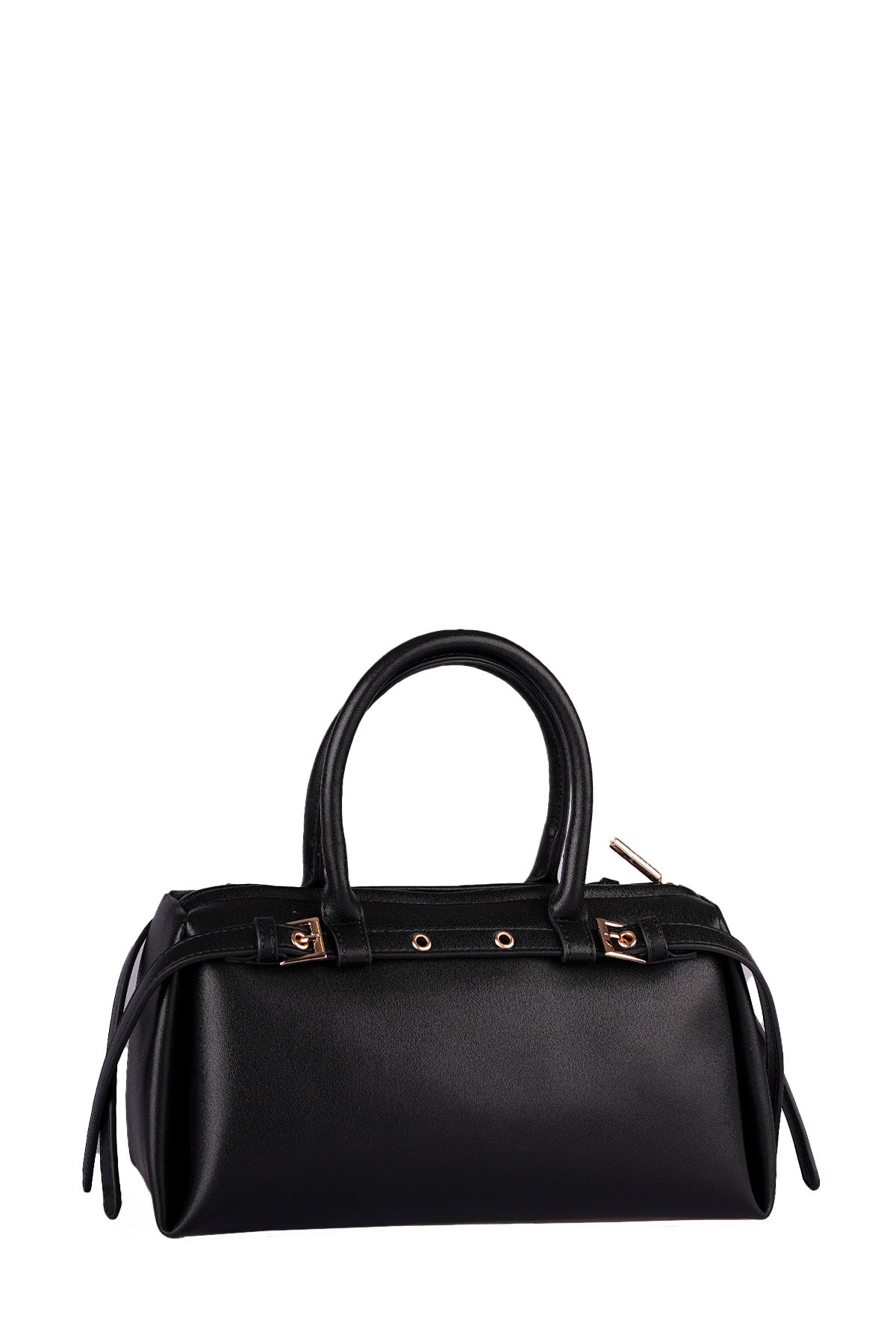 U.S. Polo Assn., Geanta de piele ecologica cu logo mic metalic, Negru