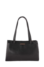 U.S. Polo Assn., Geanta de piele ecologica cu accesoriu logo, Negru