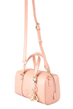 U.S. Polo Assn., Geanta crossbody de piele ecologica, Roz somon