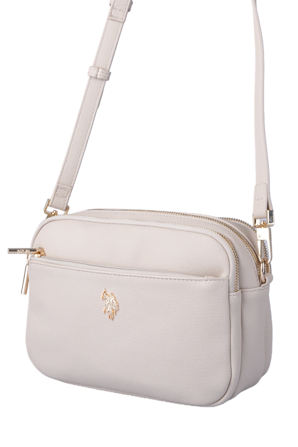 U.S. Polo Assn., CROSSBODY BAG, STONE, with logo, for women