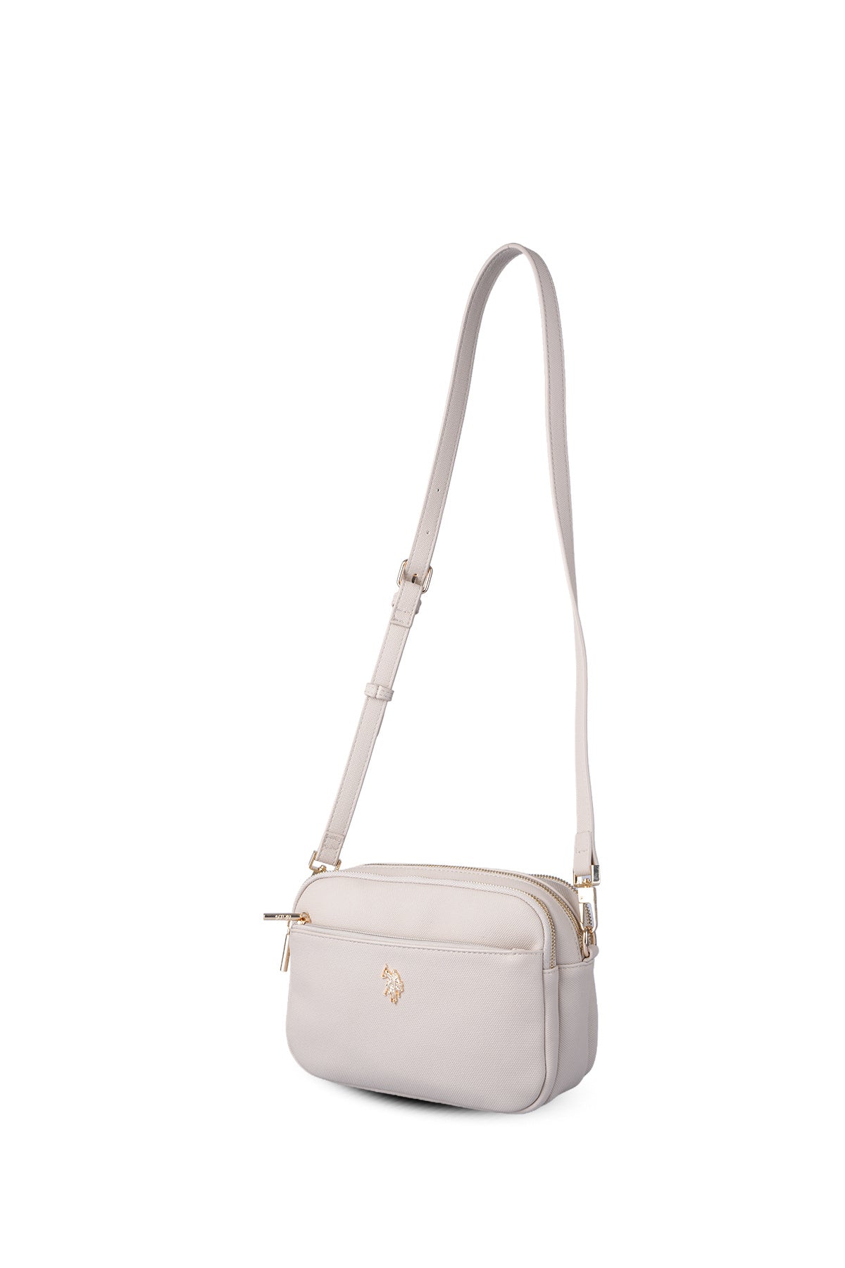 U.S. Polo Assn., CROSSBODY BAG, STONE, with logo, for women