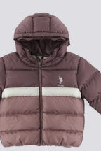 U.S. Polo Assn. Geaca de iarna cu gluga si falusta pentru copii