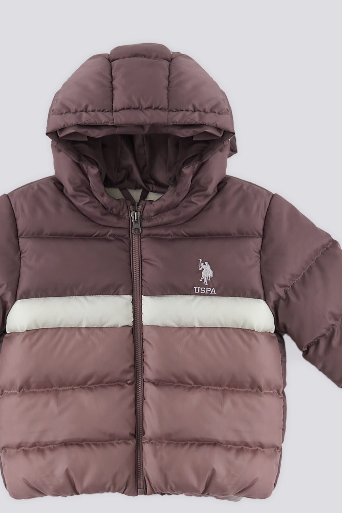 U.S. Polo Assn. Geaca de iarna cu gluga si falusta pentru copii