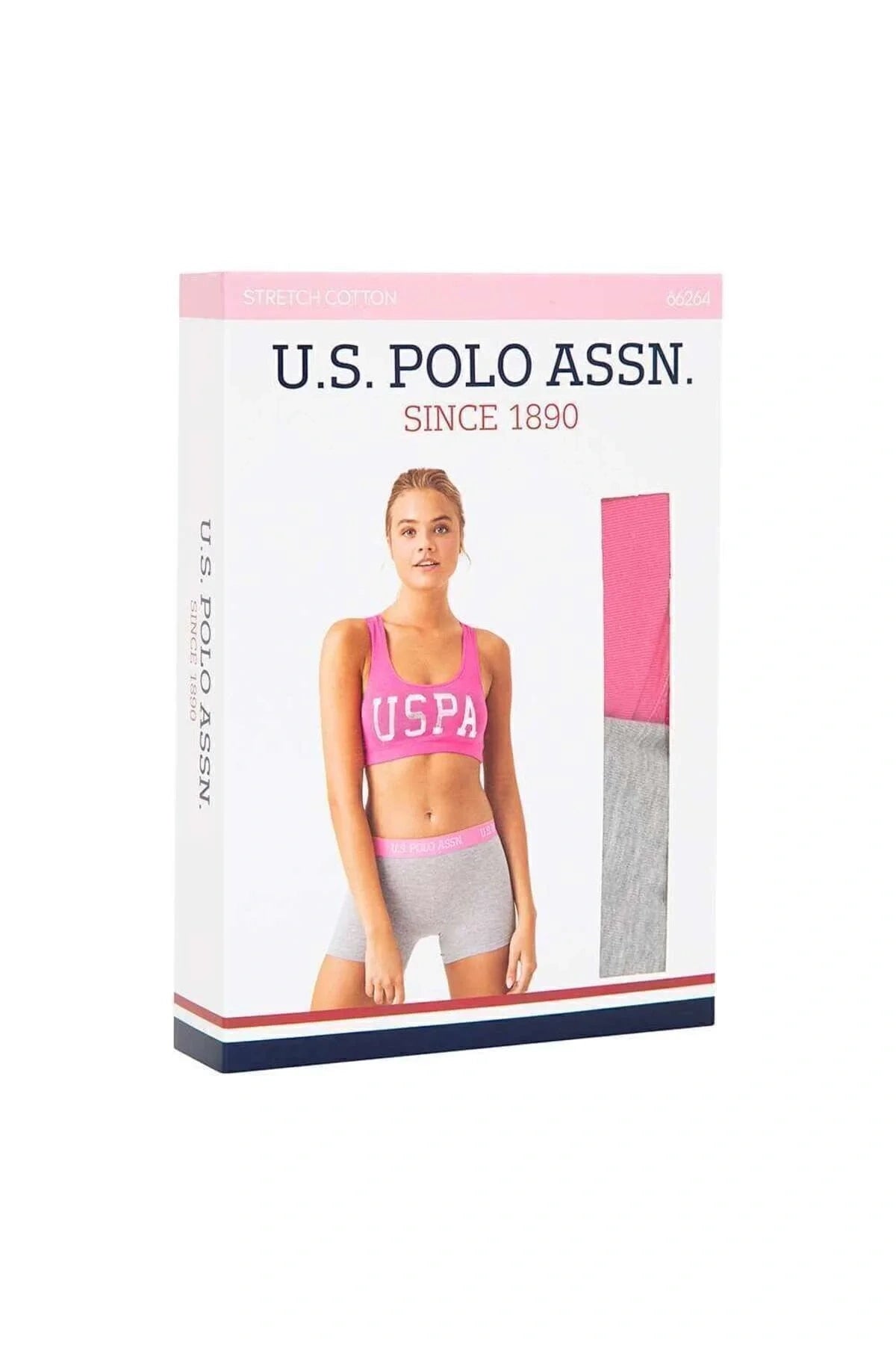 U.S. Polo Assn. Set lenjerie intima pentru copii, din amestec de bumbac