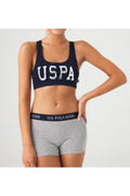 U.S. Polo Assn., Set de boxeri si bustiera cu logo