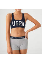 U.S. Polo Assn., Set de boxeri si bustiera cu logo