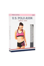 U.S. Polo Assn., Set de bustiera cu spate decupat si boxeri