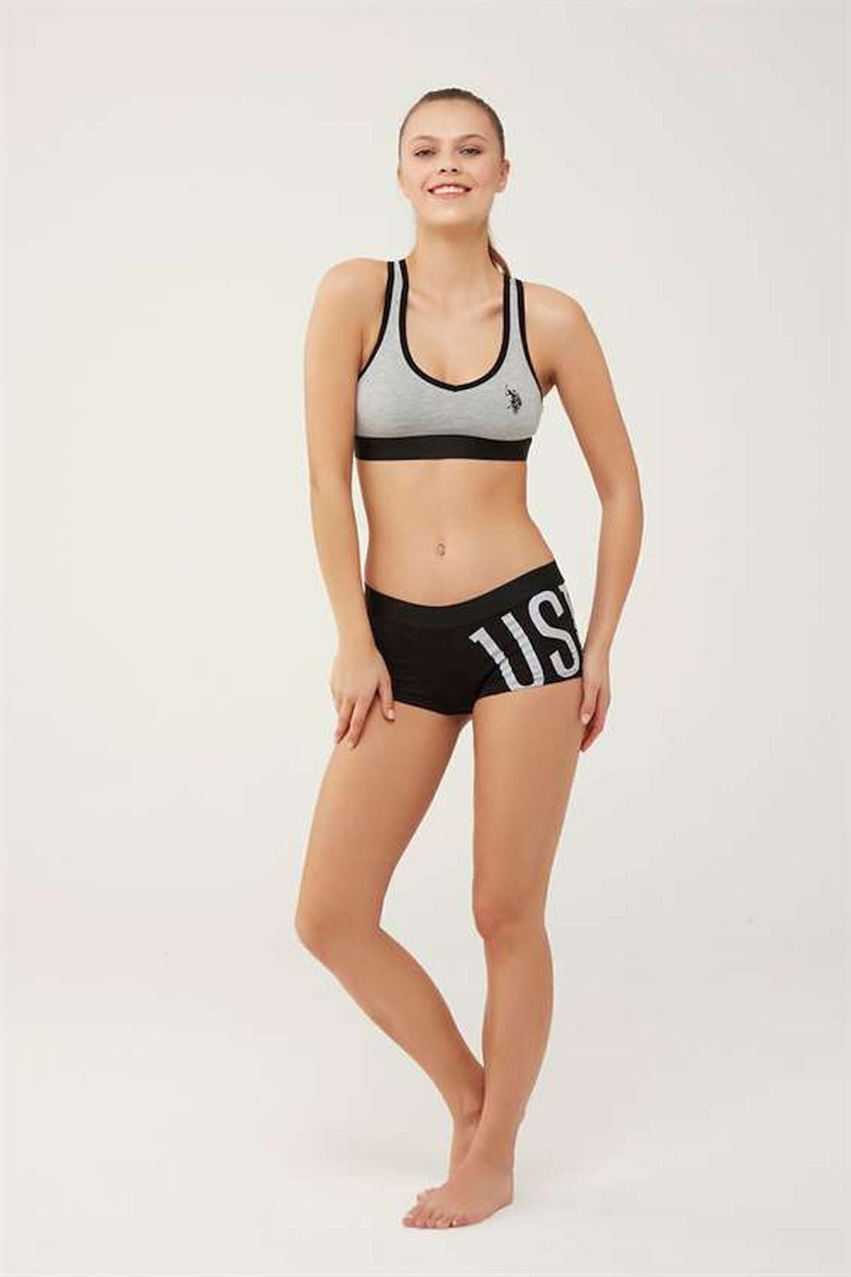 U.S. Polo Assn. Set lenjerie intima pentru copii, din amestec de bumbac