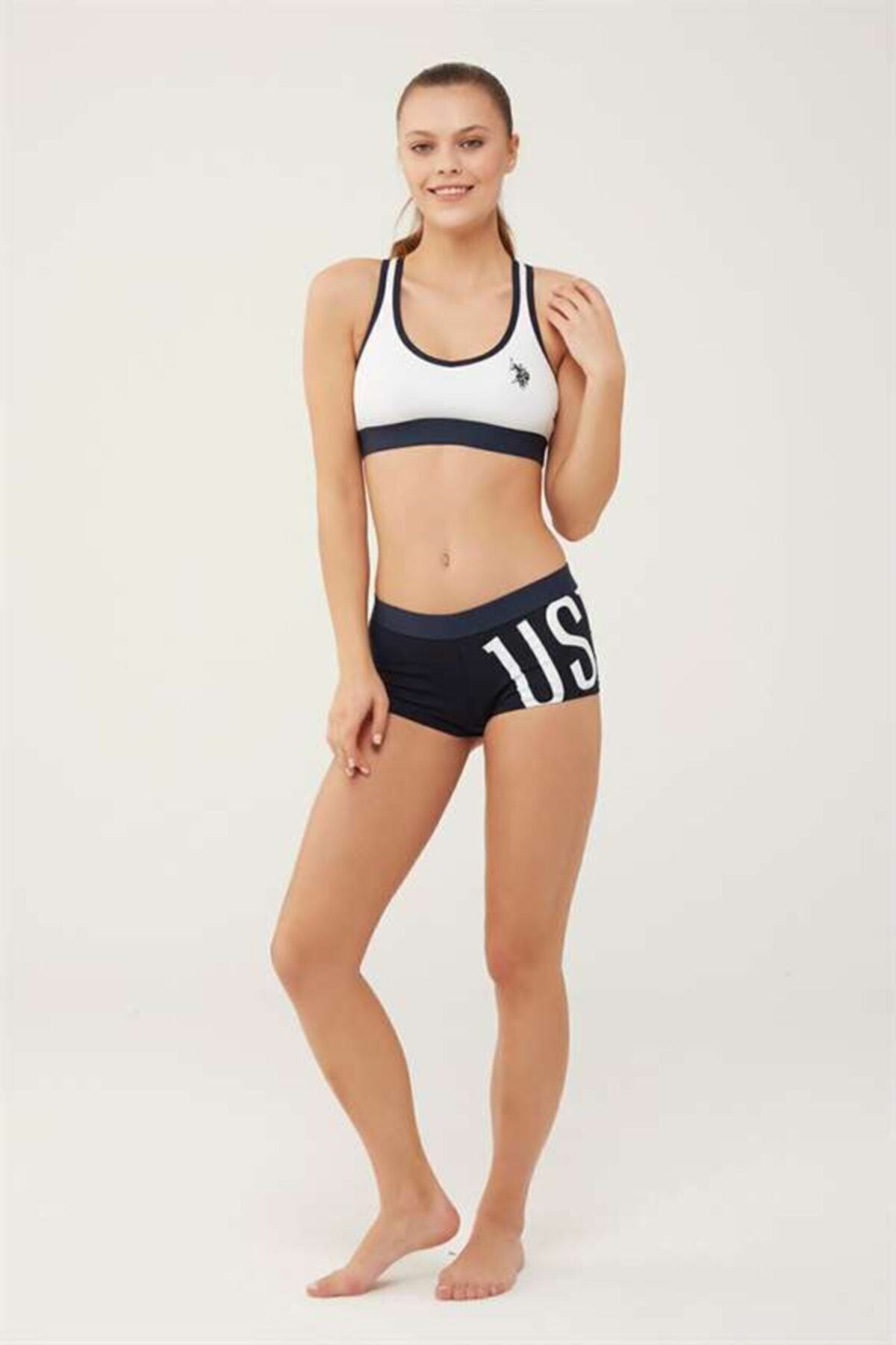 U.S. Polo Assn. Set lenjerie intima pentru copii, din amestec de bumbac