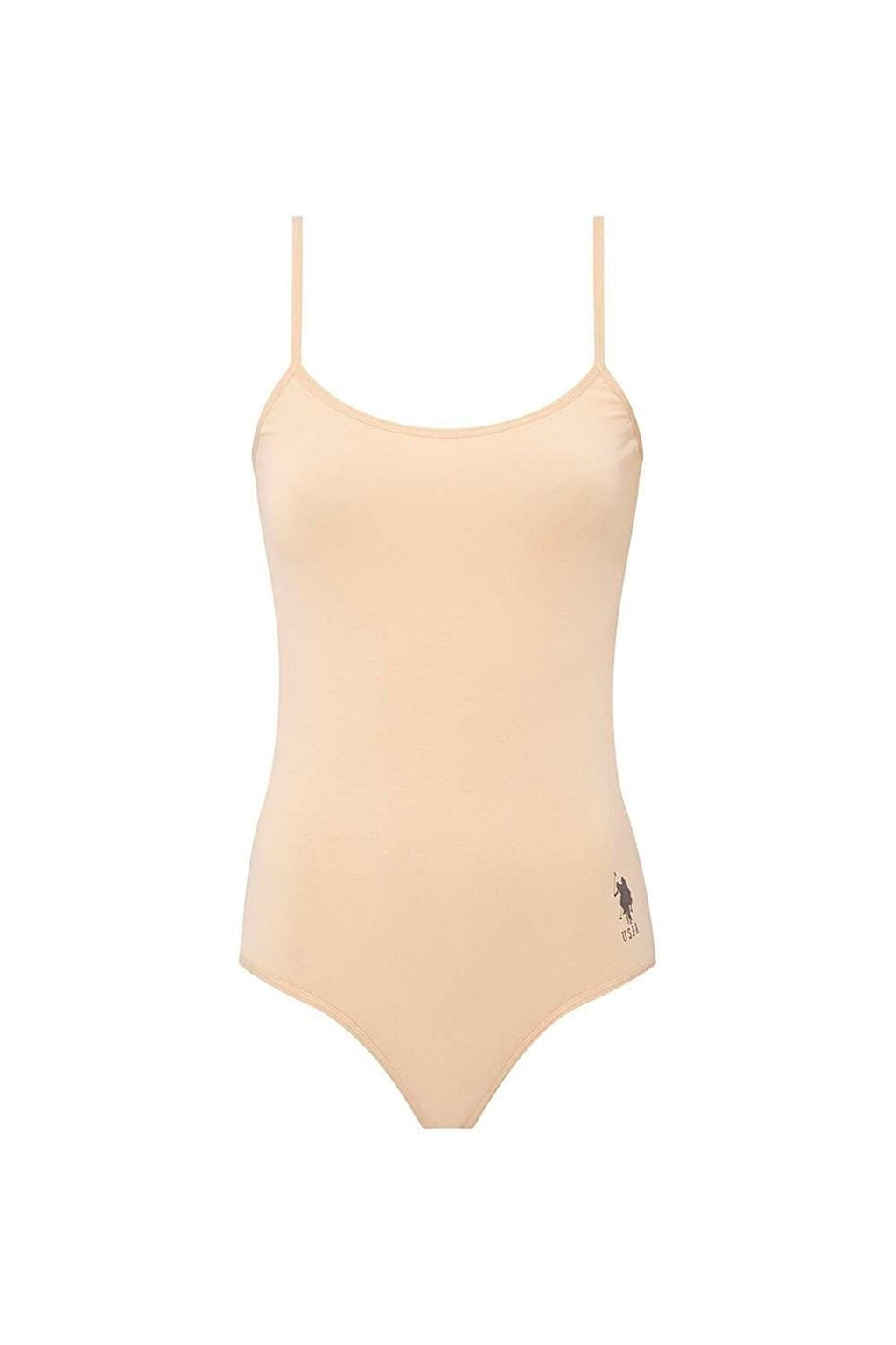 U.S. Polo Assn., Body cu bretele subtiri, Bej, 36