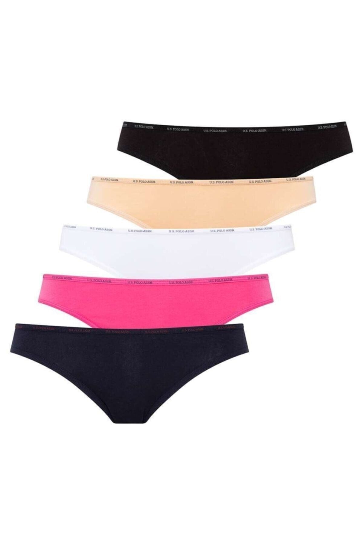 U.S. Polo Assn., Set de chiloti din amestec de modal - 5 perechi