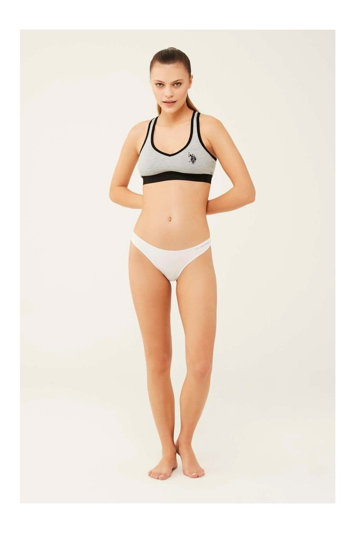U.S. Polo Assn., Set de chiloti din amestec de bumbac si modal - 5 perechi