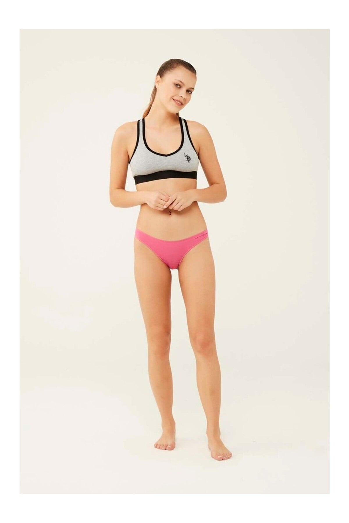 U.S. Polo Assn., Set de chiloti din amestec de bumbac si modal - 5 perechi