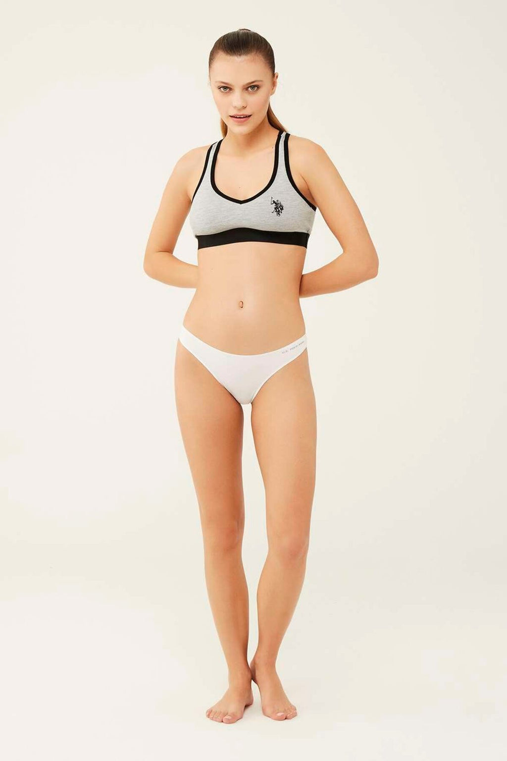 U.S. Polo Assn., Set de chiloti din amestec de bumbac si modal - 5 perechi