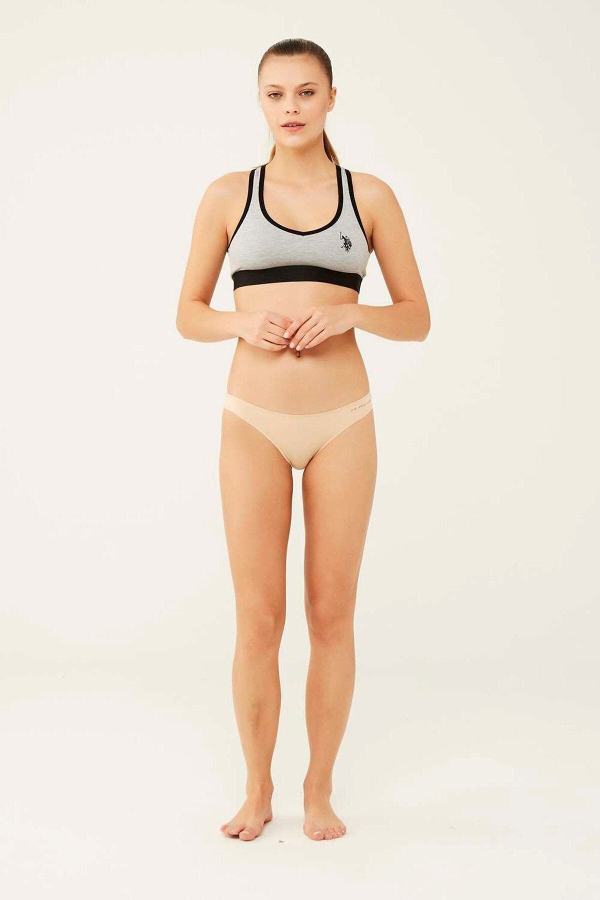 U.S. Polo Assn., Set de chiloti din amestec de bumbac si modal - 5 perechi