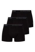 U.S. Polo Assn., Set de boxeri cu banda cu imprimeu logo - 3 perechi
