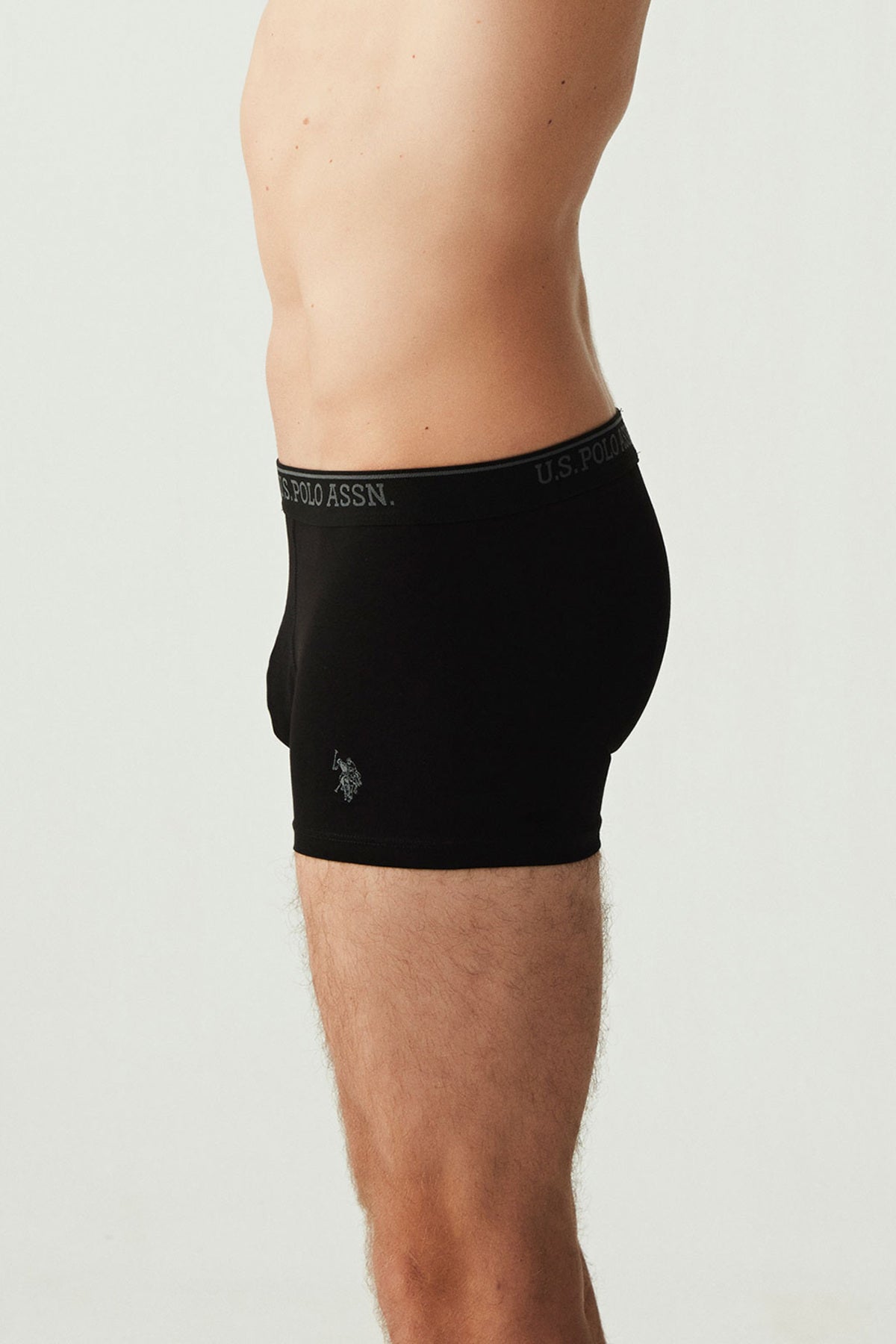 U.S. Polo Assn., Set de boxeri cu banda cu imprimeu logo - 3 perechi