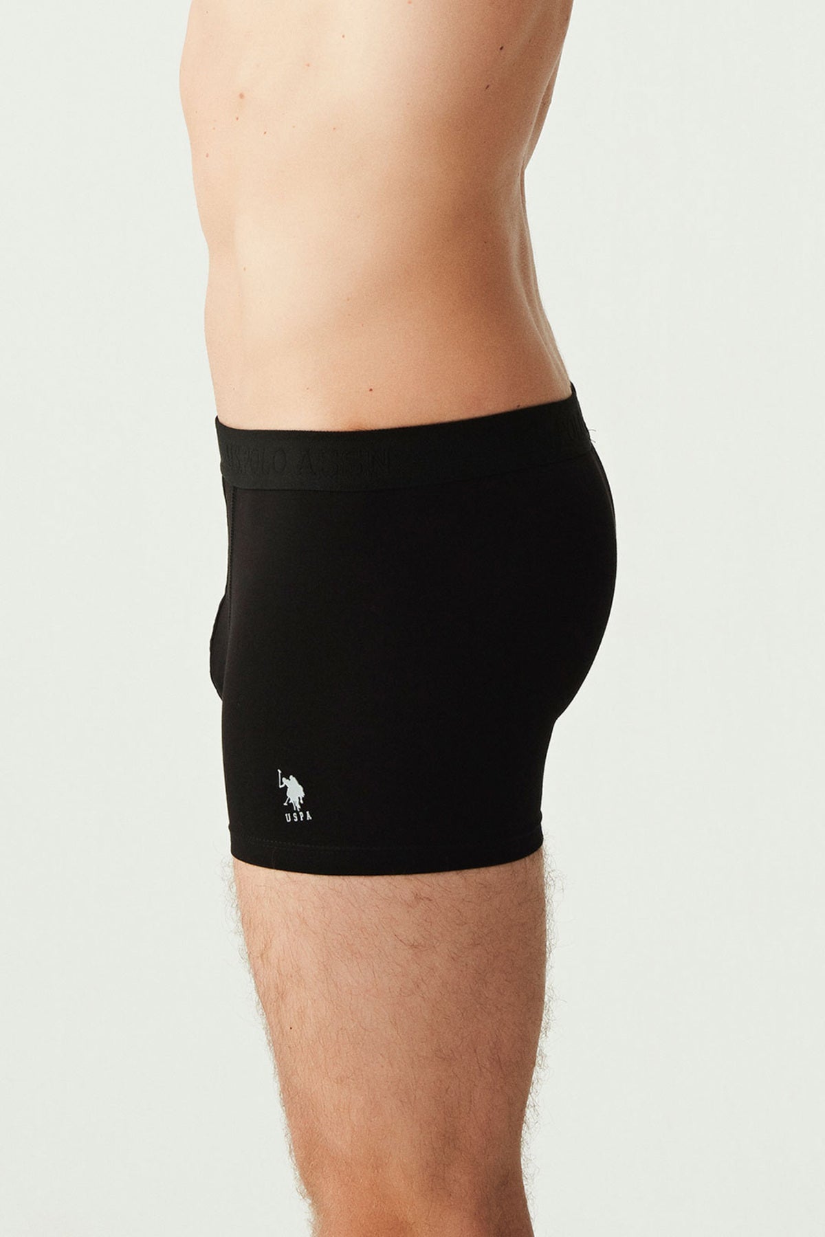 U.S. Polo Assn., Set de boxeri cu logo discret - 3 perechi