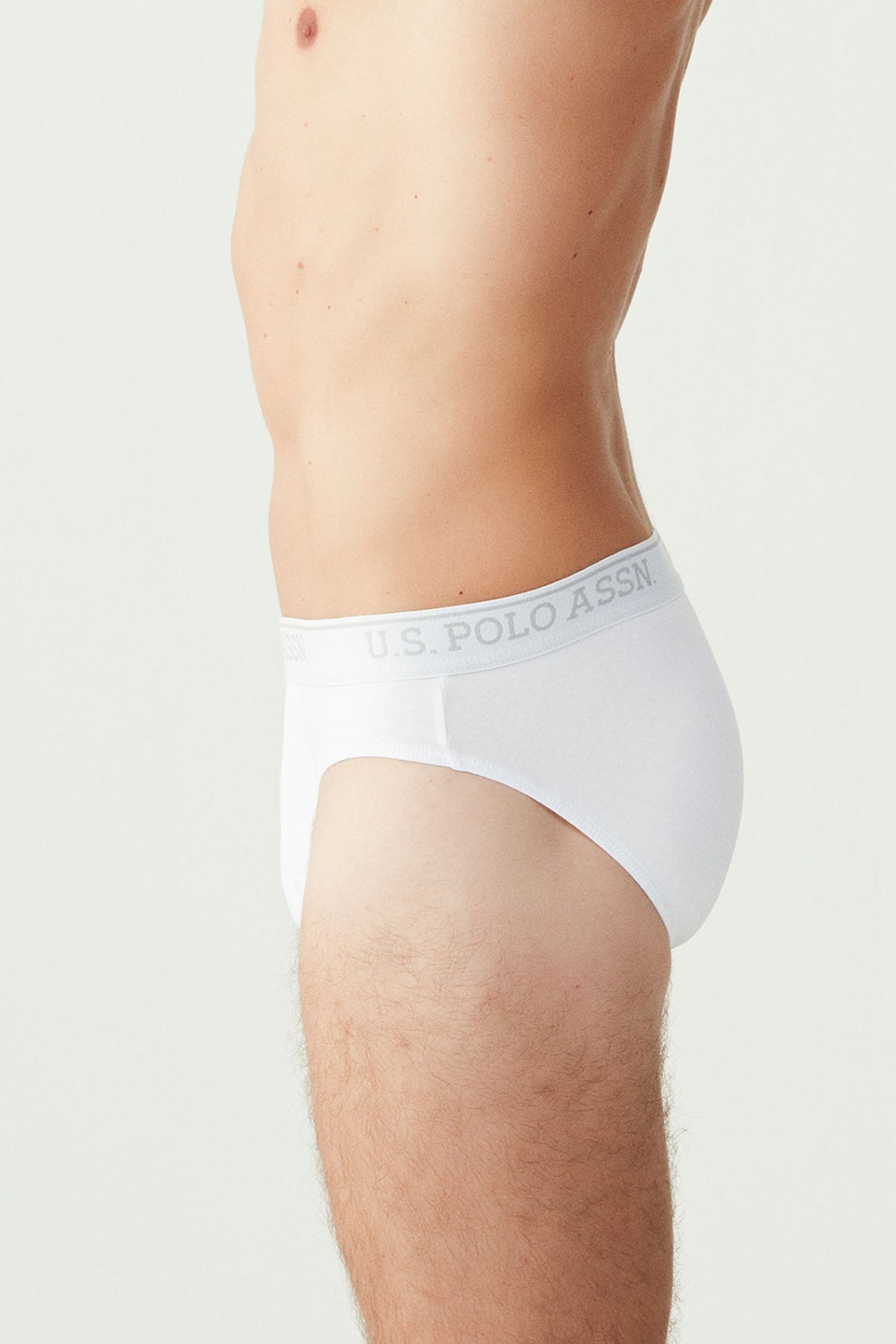 U.S. Polo Assn., Set de chiloti cu banda logo in talie - 3 perechi