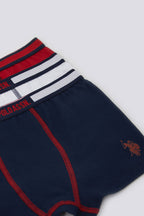 U.S. Polo Assn., Set de boxeri - 3 perechi, Alb, Albastru marin, 110-116 CM