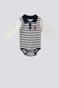 U.S. Polo Assn.  Body cu maneca lunga si sistem de inchidere cu capse