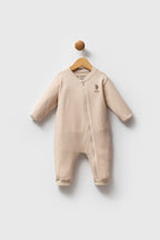 U.S. Polo Assn. Salopeta cu fermoar, din bumbac pentru bebelusi