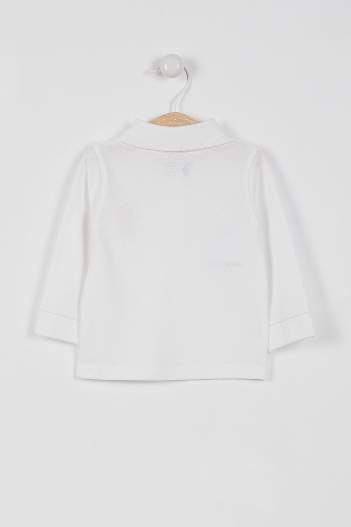 U.S. Polo Assn., Bluza polo cu logo, Alb, 68-74 CM