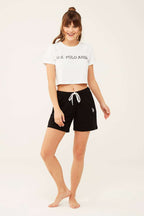 U.S. Polo Assn. Pantaloni scurti, cu banda elastica in talie